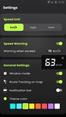 Speedometer GPS Speedometer android App screenshot 3